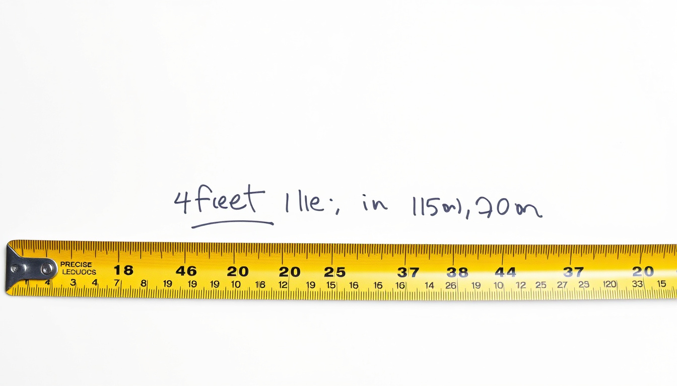 4,11 fot i cm: så omvandlar du 4’11 till centimeter