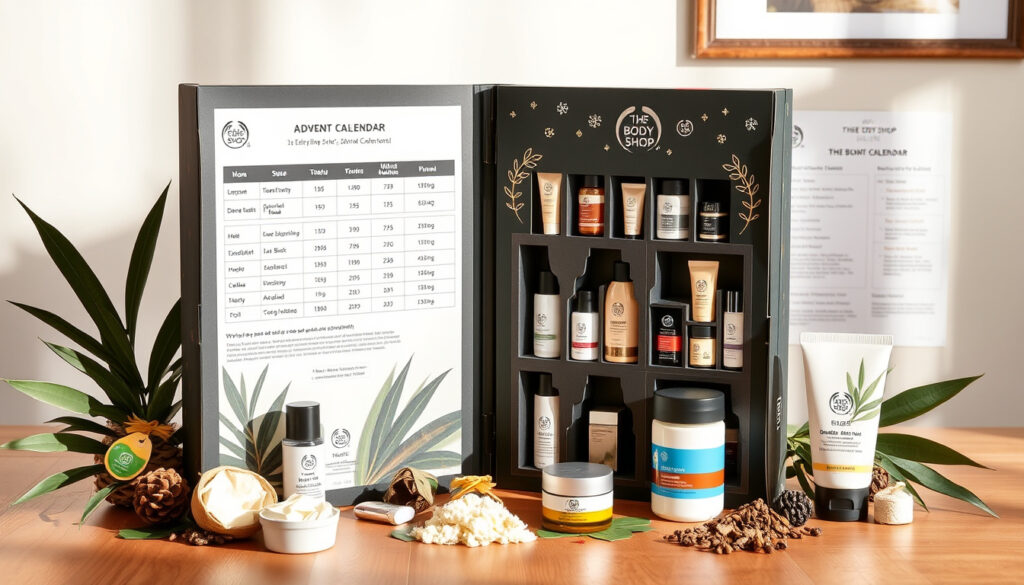The Body Shop Kalender 2025 – Innehåll, Pris och Jämförelse